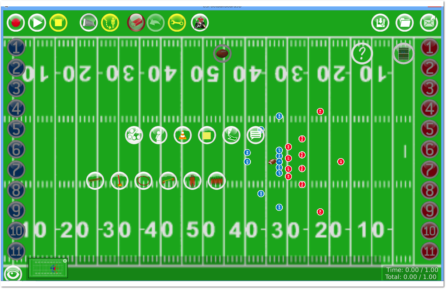 FootBall3DSketcher main screen